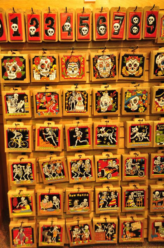 As catrinas também são populares em Santa Fé, no Novo México - Estados Unidos